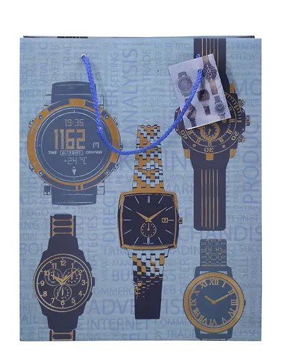 Пакет подарочный, Феникс Презент, Мужские часы 26*32,4*12,7см 44220 - фото 3