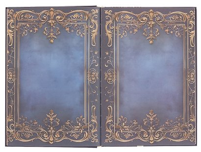 Книга для записей "Antiqua. Синий" А5, 128 л. в линейку, цв. внутрен. блок - фото 4