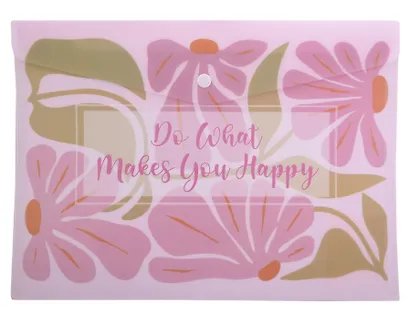 Папка-конверт А4 на кнопке "Garden flowers" ассорти - фото 10