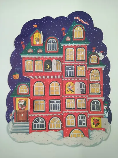 Адвент-календарь «Пряничный домик» с окошками - фото 2