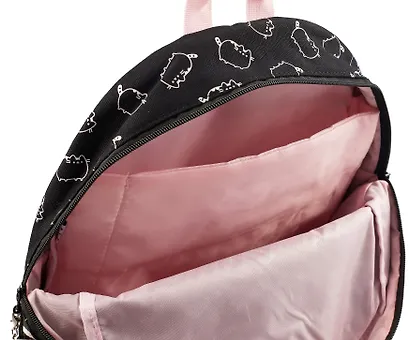 Рюкзак "Pusheen" 1отд., 38,5*29*15 черный, полиэстер, карман для ноутбука, регул.лямки, светоотраж.элем. - фото 6