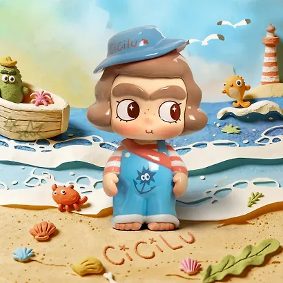 Коллекционная фигурка CiCiLu серии "Магазин у моря", 10cм, 12-52TOYS-202601, Blind Box, 52 Toys 15+ - фото 5
