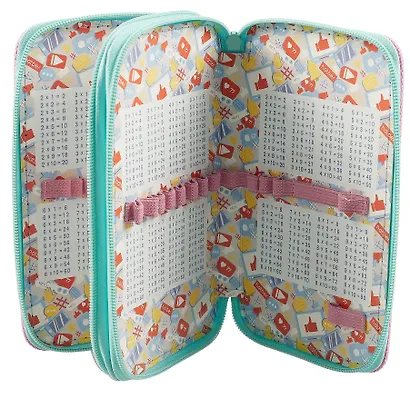 Пенал 2 отделения "Мой мишка" 19*11 см, молния - фото 5