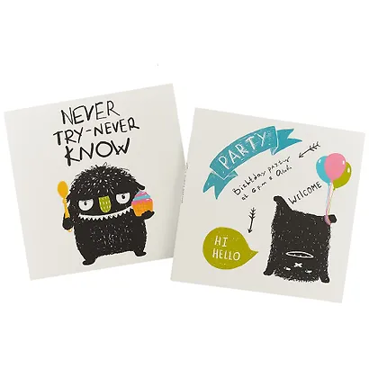 Скетчбук «Чёрный зверёк», 80 листов, 21 х 21 см - фото 3