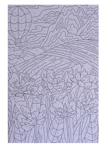 КАРТИНЫ для раскрашивания по номерам. ПЕЙЗАЖИ - фото 4