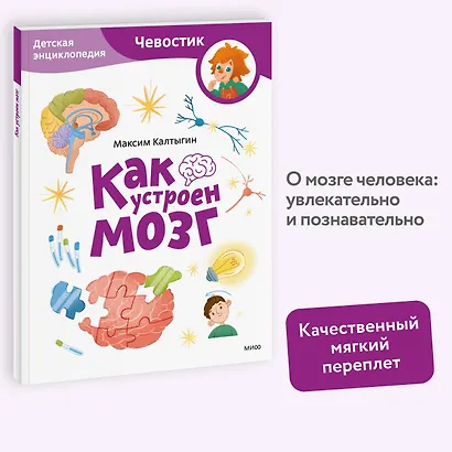 Как устроен мозг. Детская энциклопедия (Чевостик) (Paperback) - фото 4