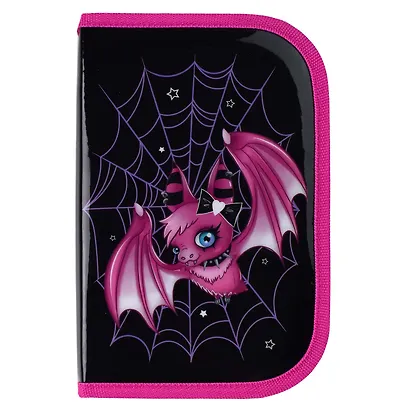 Пенал 1 отделение "Гламурная мышка" 13.3*20*3.5 см, ПВХ, молния - фото 2