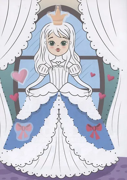 Раскраска. От точки к точке с наклейками. Волшебный мир - фото 4