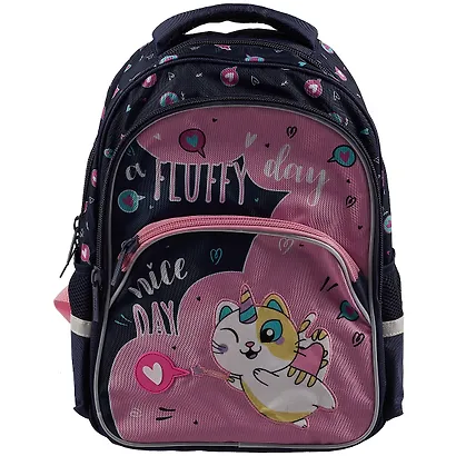 Рюкзак "Котомагия" 3отд., 41*29*16, полиэстер, нагрудн.стяжка, светоотраж., 3 кармана - фото 1