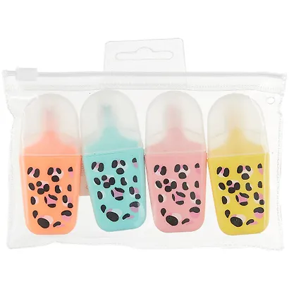 Текстовыделители Animals, 4 цвета - фото 1