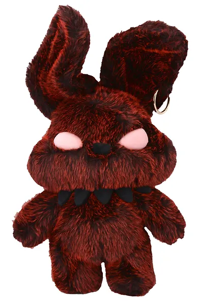Мягкая игрушка Заяц с пирсингом (красный) (50см) (12-HZTOYS-red) - фото 1