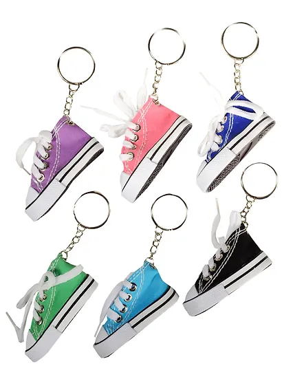 Брелок Кеды со шнурками (текстиль) (7см) (12-07564-С1) - фото 3