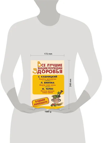 Все лучшие энциклопедии здоровья: Рецепты долголетия. Исцели свою жизнь. Почему русские живут долго (комплект из 3 книг) - фото 3