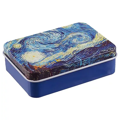 Шкатулка Звездная ночь (9х7х3) (металл) - фото 1
