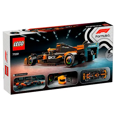 LEGO Speed Champions: Гоночный автомобиль McLaren F1 Team MCL38, 269 деталей (77251) - фото 3