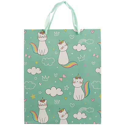 Пакет А4 32*26*12 "Kitten" дет., бум.мат.ламинат - фото 2