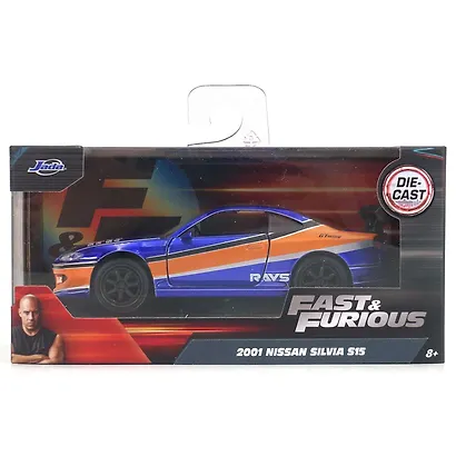 Модель Машинки Форсаж 1:32 FF 2001 Nissan Silvia S15 34446 - фото 2