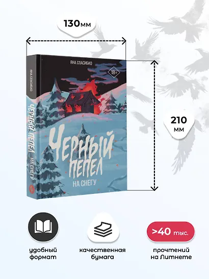 Черный пепел на снегу - фото 6