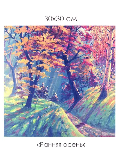 Набор для творчества. Алмазные узоры "Ранняя осень", 30 х 30 см - фото 1