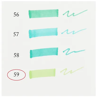 Маркер художественный "Сонет" фисташковый, двухсторон., тонк. и широк.долото, Сонет - фото 3