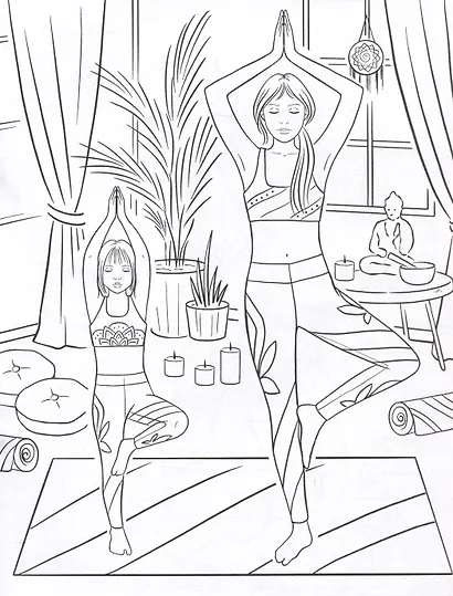 Family look. Раскраска - фото 4