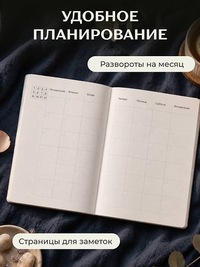 Блокнот-планер недатированный. Уставший кот (А4, 36 л., на скобе) - фото 4