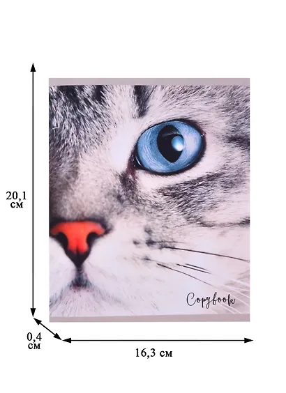 Тетрадь общая «Cat eye» в ассортименте, 48 листов в клетку, A5 - Listoff - фото 2