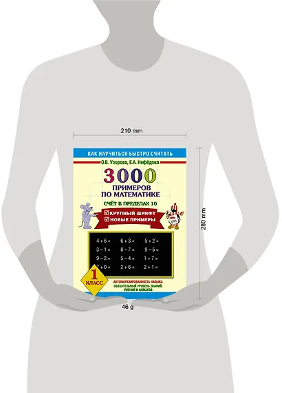 3000 примеров по математике (Счет в пределах 10) 1 класс - фото 3