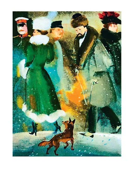 Каштанка. Рис. Г.А.В. Траугот - фото 4