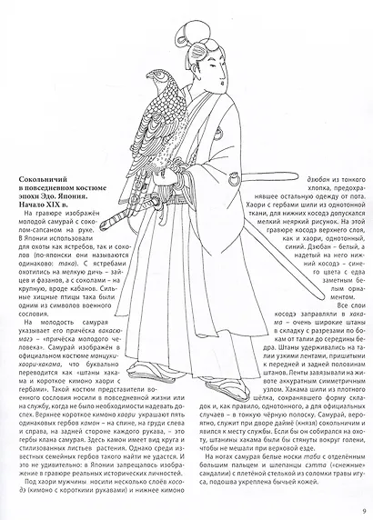 Восточный костюм XIII-XX веков. Книга для чтения и раскрашивания - фото 4