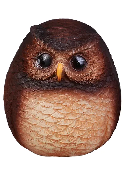 Фигурка Сова круглая (полистоун) (7,5см) - фото 2