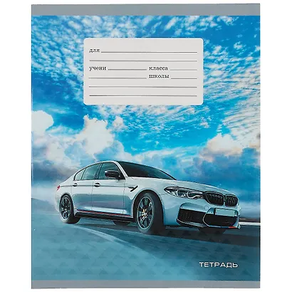 Тетрадь в клетку Unnika, "Победители дорог (авто)", 12 листов, в ассортименте - фото 4