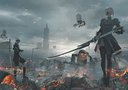Путеводитель по миру NieR: Automata. Результаты исследования руин города - фото 2