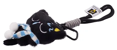 Брелок «Котик в очках с голубым шарфиком», текстиль, 10 см - фото 4