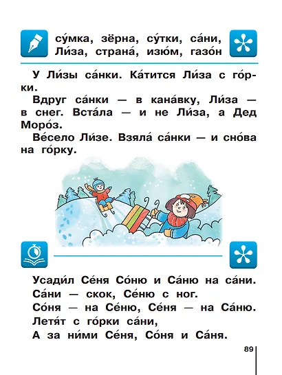 Русский язык. Букварь. 1 класс. Учебное пособие. В двух частях. Часть 1 - фото 3