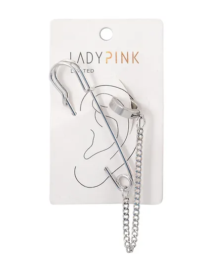 Серьга кафф `LADY PINK` ROCK IT (220273) - фото 1