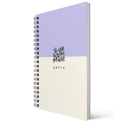 Тетрадь А4 80 листов в клетку "Shades", на спирали - фото 6