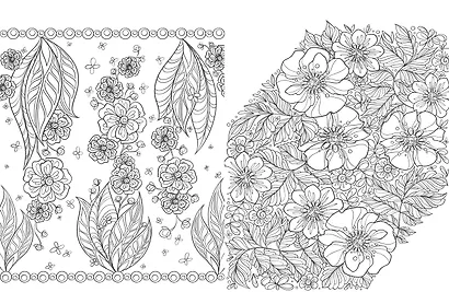 РАСКРАСКА АНТИСТРЕСС на гребне. ЦВЕТЫ ПРОКРАСТИНАЦИИ - фото 4