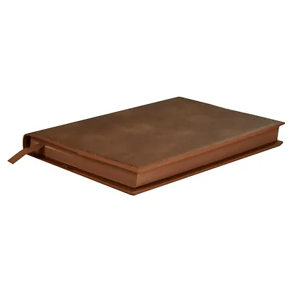 Ежедневник недат. А5+ 160л 175*245 "Шеврет" коричневый, кожзам, мягк.переплет, блинтовое тиснение, офсет, ляссе из иск.кожи, подар.упаковка - фото 3