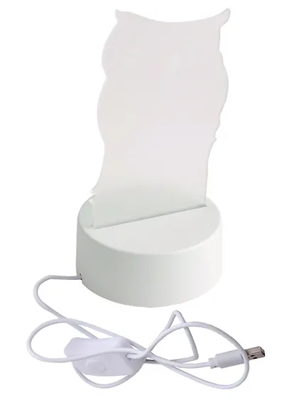 Светильник LED 3D Сова (19х10) (ПВХ бокс) - фото 2