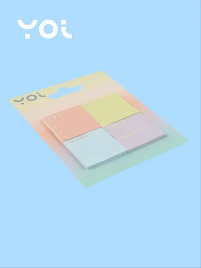 Закладки самоклеящиеся Yoi, Sunset, 4 цвета - фото 2