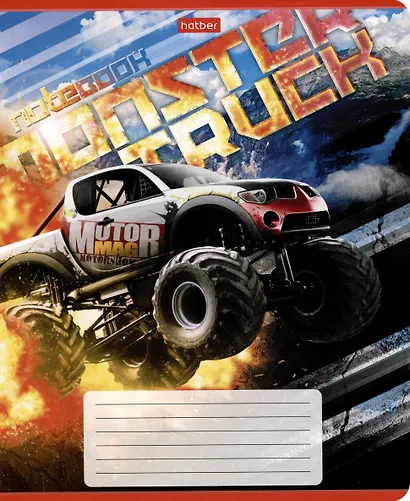 Тетрадь в клетку Hatber, MonsterTruck, 24 листа, в ассортименте - фото 6
