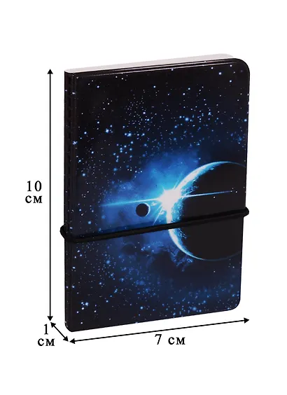 Визитница Космос Планеты на синем фоне (В2016-016) - фото 3