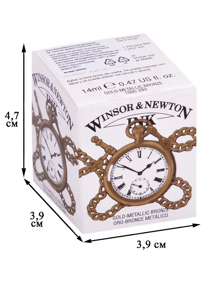 Тушь художественная Winsor&Newton, 14 мл, золотая - фото 2
