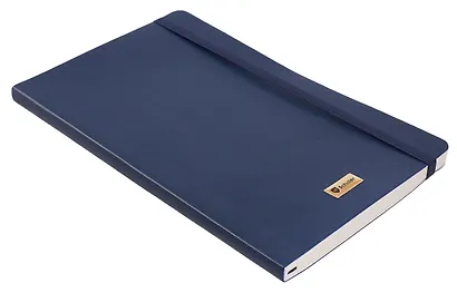 Книга для записей А5 80л лин. "Elegance" синяя, инт.переплет, Schiller - фото 2