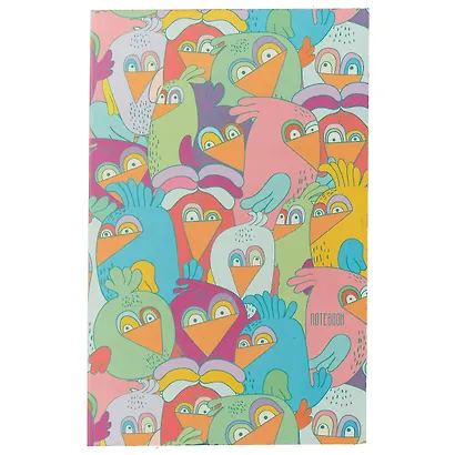 Тетрадь общая «Яркие птицы», А6, 120 листов - фото 1