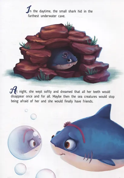 Mila the shark makes friends (Акула Мила находит друзей, мелов. 215х290) - фото 4