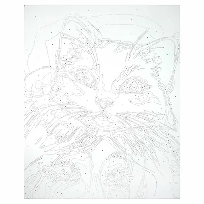 Картина по номерам  "Кошачьи нежности" 40х50 см - фото 4