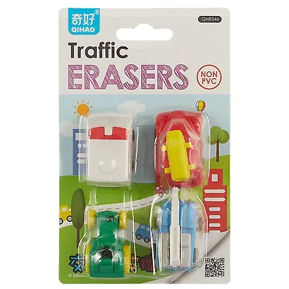 Ластики-пазлы «Техника», 4 штуки - фото 1