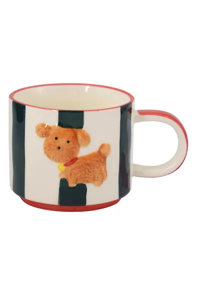 Кружка Собачка (керамика) (300мл) (12-YongJin-6282) - фото 5